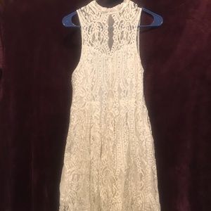 White, lace dress